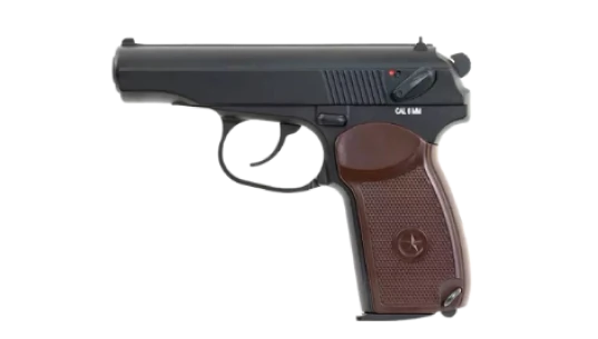 Soviet PM Makarov Pistol CO2 Replica - Black