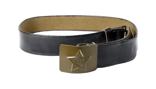 Soviet WW2 Vintage Belt - Black/Green