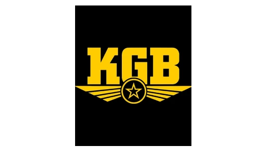 KGB USSR Poster - Black/Yellow