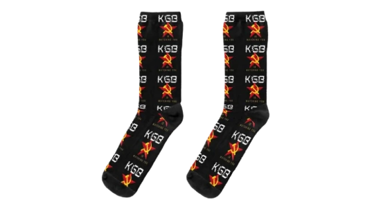 KGB Is Watching You Socks - Black