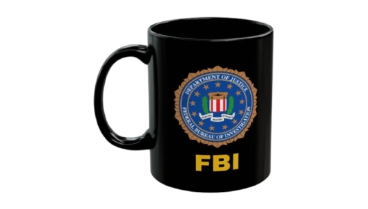 FBI Coffee Mug - Black