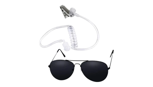 2-Piece Spy Agent Costume Set