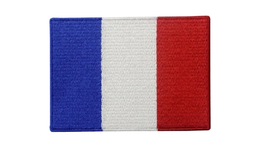 France Flag Embroidered Emblem Patch