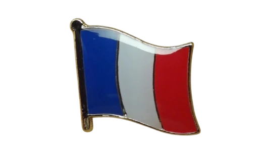 French Flag Enamel Pin