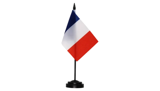 France Mini Desk Flag