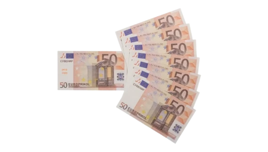 50 Euro Bills Prop Replica (10000 In Total)