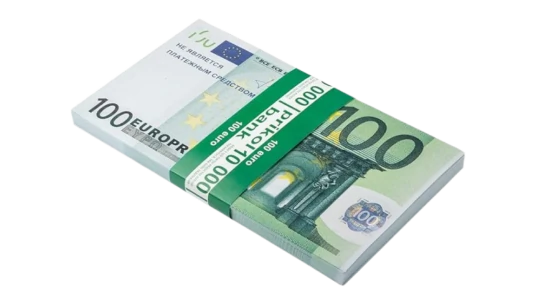 100 Euro Bills Prop Replica (10000 In Total)