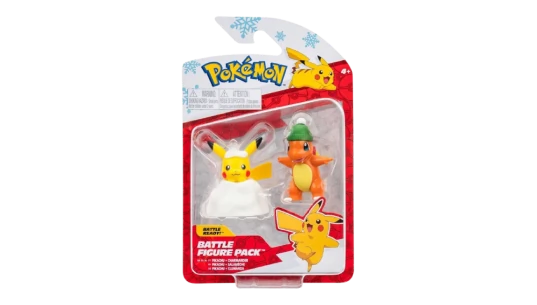 Battle Holiday Pikachu Charmander Set