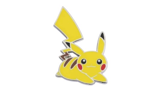 Pikachu Metallic Pin - Yellow