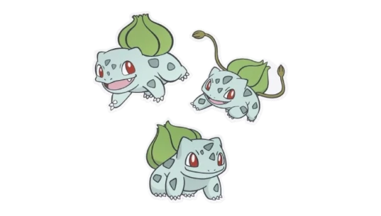 Bulbasaur Stickers 3-Pack