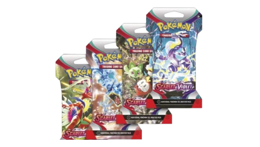 Scarlet & Violet Sleeved Booster Pack 10 Cards