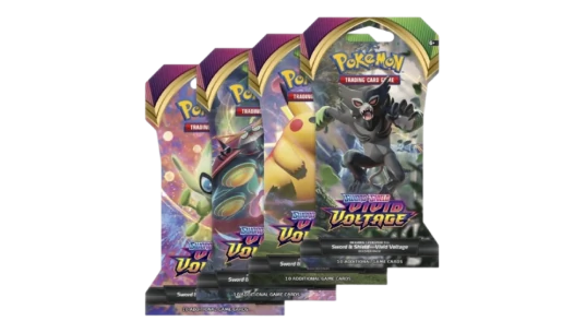 TCG Sword & Shield Vivid Voltage Sleeved Booster Pack 10 Cards
