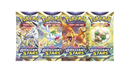 TCG Sword & Shield Brilliant Stars Booster Pack 10 Cards