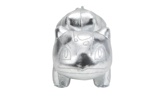Pokemon 25th Celebration Bulbasaur Soft Toy - Silver