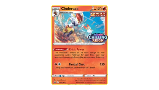 Cinderace SWSH Black Star Promo