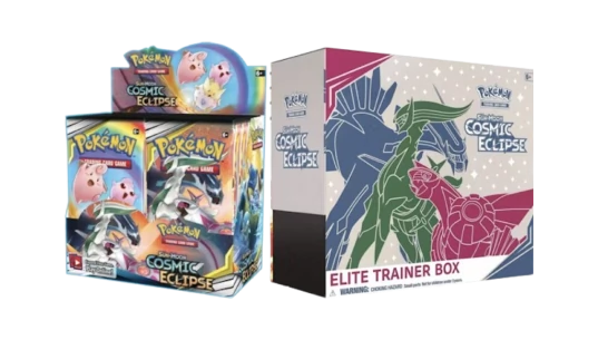 Sun & Moon Cosmic Eclipse Booster Box Elite Trainer Box Bundle
