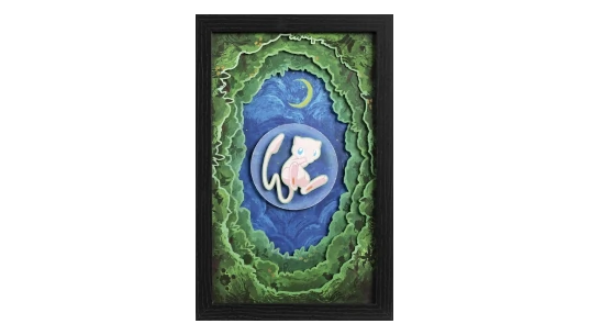 Mew Mythical Sights Layered Wall Art