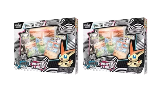 Black Bolt/White Flare Unova Victini Poster Box 2х Lot