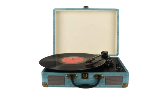 Vintage 3-Speed Bluetooth Record Player