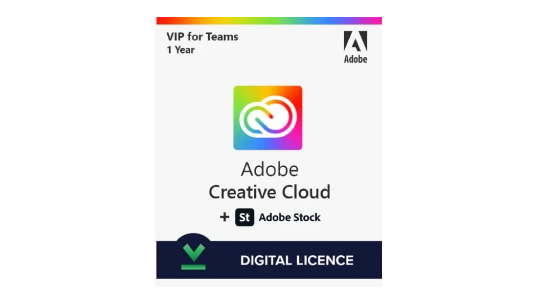 Creative Cloud & Adobe Stock For Teams - 1 Year License