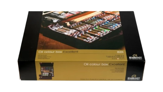 Oil Color Paint - Excellent Wood Box Set