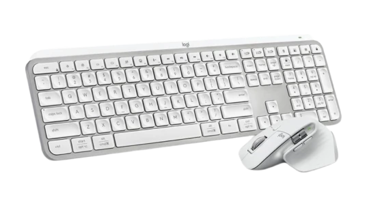 Logitech MX Keys S + MX Master 3S - Pale Grey