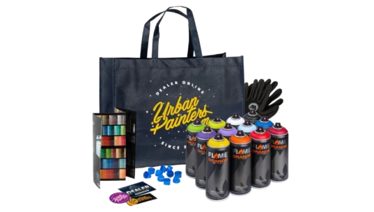 Bag Pack 12 Spray Cans - Multicolor