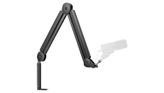 Boom Arm Microphone Stand - Black
