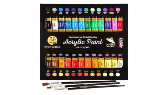 Acrylic Paint Set - 24 Colors