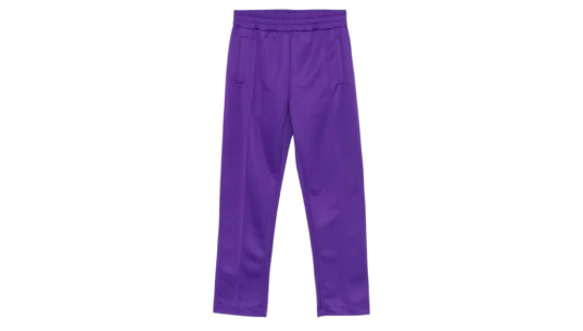 Curved Logo Track Pants - Purple