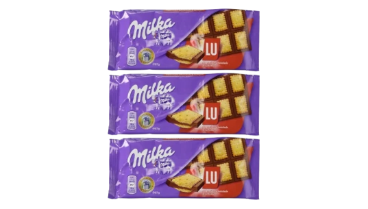 Alpine Milk Chocolate and Lu Biscuits - Pack Of 3