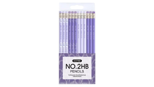 Pre-Sharpened Pencils Number 2 Set Of 12 - Purple