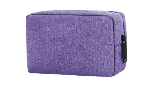 Small Cable Organizer Bag - Purple