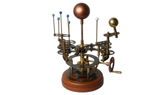 Brass Tellurion With Functional Gears