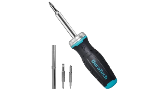 6-in-1 Ratchet Screwdriver - Black/Blue