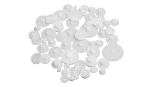 58 Styles WSFS Plastic Gears DIY Kit - White
