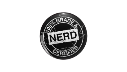 Nerd - Grade A Certified Pin