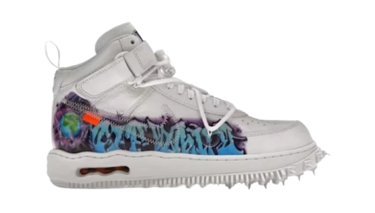 Air Force 1 Mid - Off-White Graffiti White