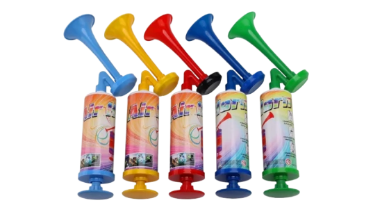 Mini Air Horn Hand Pump Toy Set Of 5
