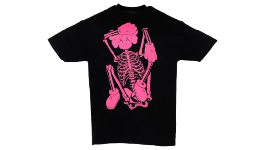 SKELETON NEW FICTION T-Shirt - Pink