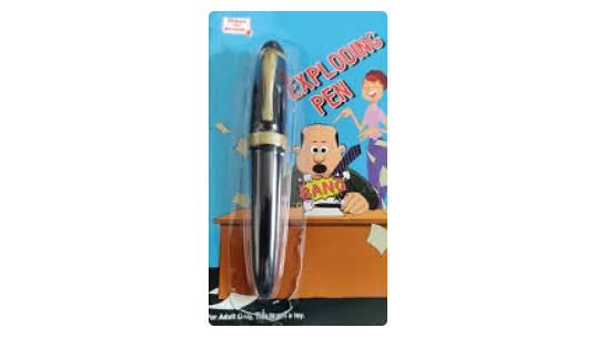 Exploding Pen - Black/Gold