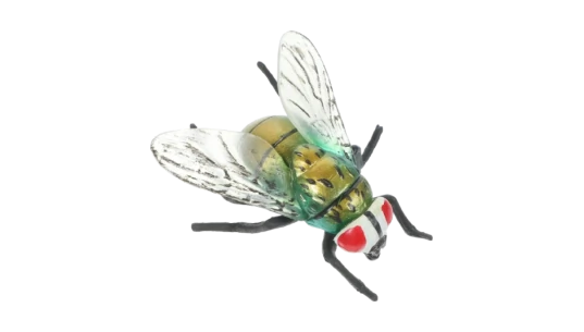 Plastic Fake Fly Figurine - Green