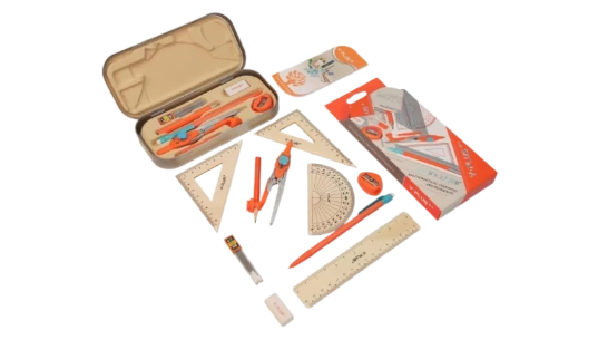 Geometry Set Pencil For School - Multicolor