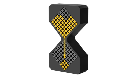 Digital Hourglass Timer - Black
