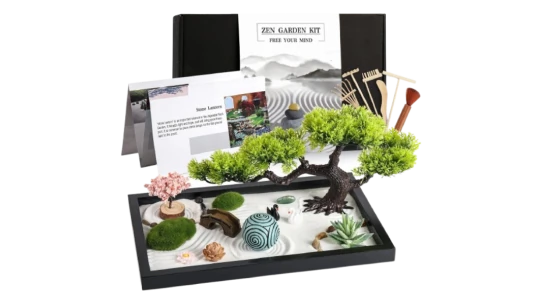Zen Japanese Garden Kit for Desk Decor