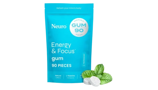 Energy & Focus Gum - 90 Count Bag