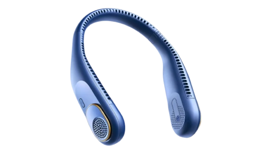 Portable 360 Bladeless Neck Fan - Blue