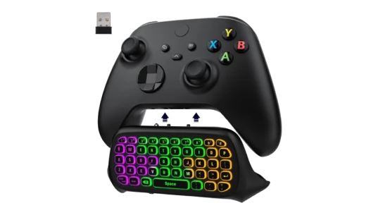 RGB Backlight Keyboard For Xbox Controllers - Black