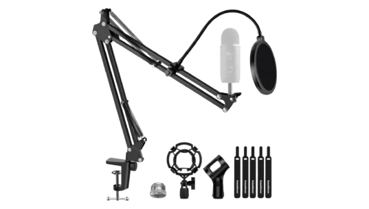 Microphone Stand Mic Boom Arm - Black