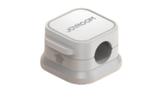 6 Pack Magnetic Cable Clips - White